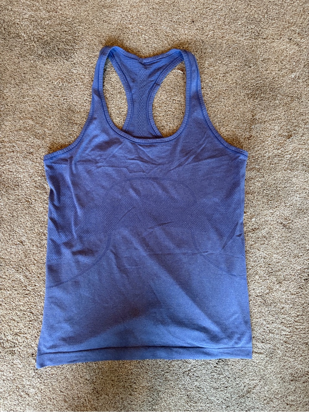 Lululemon Swiftly Tech Racerback Tank Top - Pigment Blue - size 10